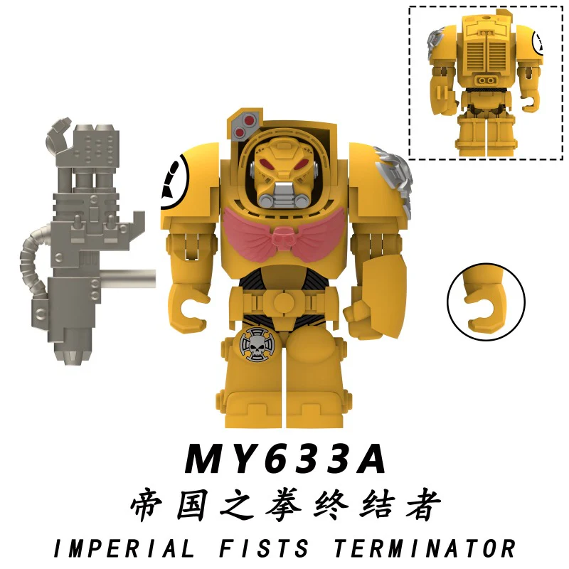 MY631A-635A MY631B-635B Warhammer 40,000 Terminator Minifigures - Image 9