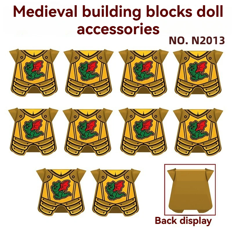 N2012-2013 medieval castle knight armor Minifigure accessories - Image 3
