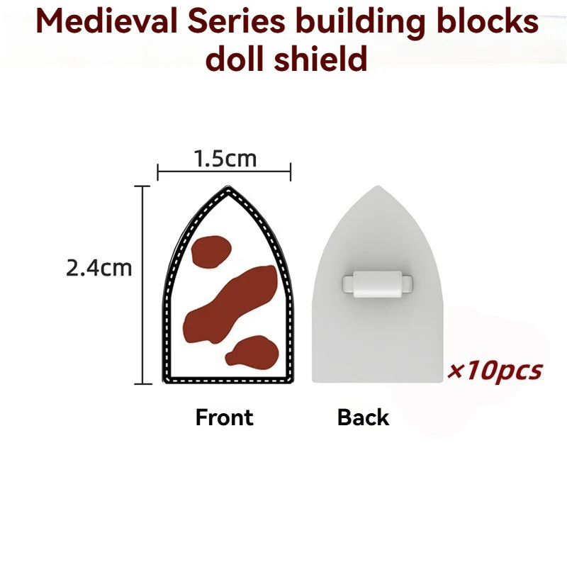 N3031-3033 Medieval Egyptian Shield Minifigures - Image 2