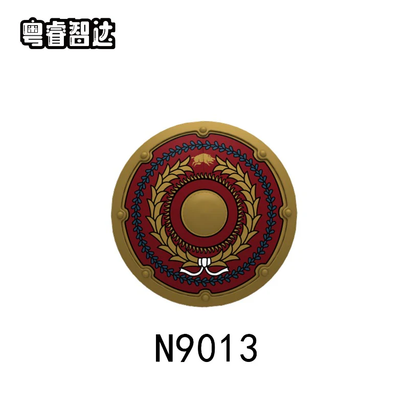 N3052-3055 Medieval castle Roman round shield Minifigures - Image 7