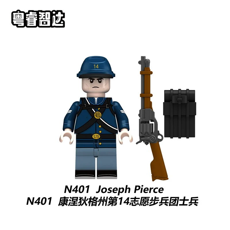 N401-402 American Civil War soldiers Minifigures - Image 2