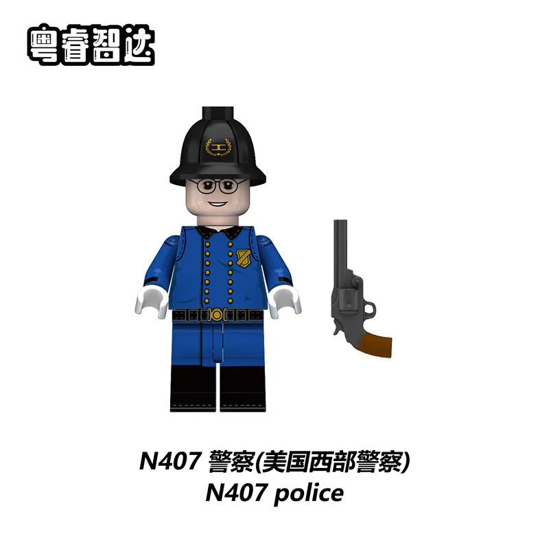 N403-408 American Western Cowboy Minifigures - Image 6
