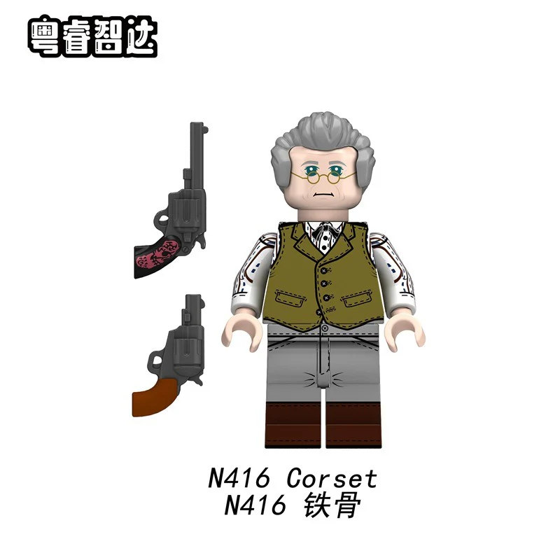 N409-416 American Western Cowboy minifigures - Image 10