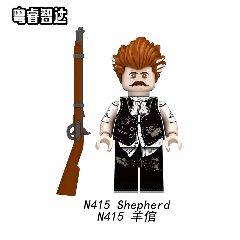 N409-416 American Western Cowboy minifigures - Image 9