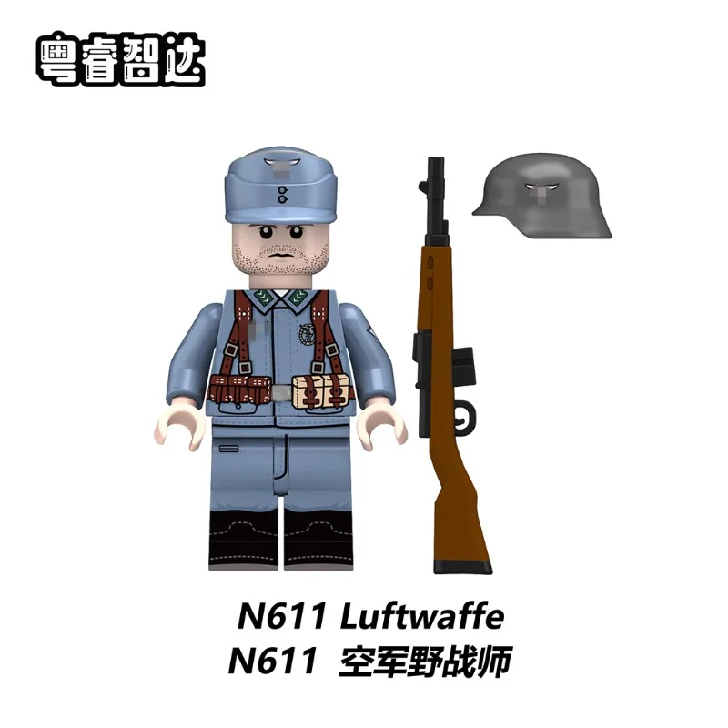 N609-612 World War II German Army minifigure - Image 4