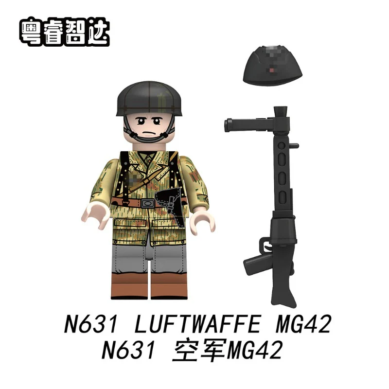 N629-632 Military Series Soldier Minifigures - Image 4
