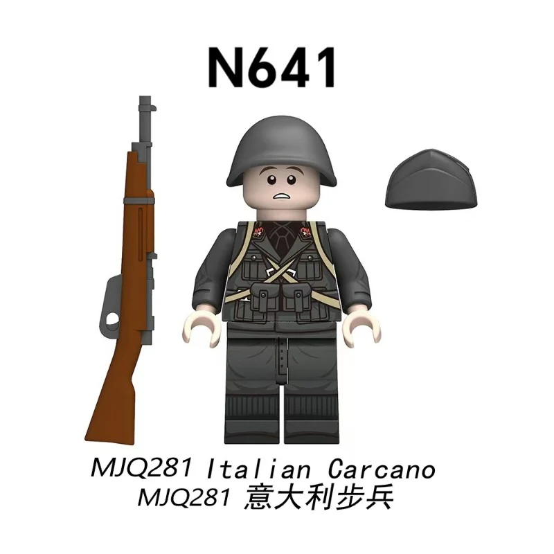 N641-644 Italian Infantry series Minifigures - Image 2