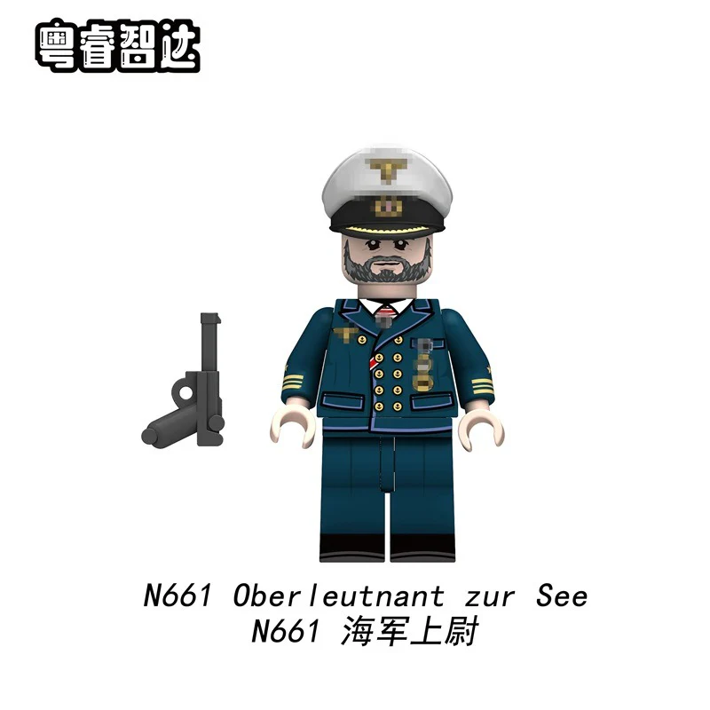 N661-666 Military Series Navy Minifigures - Image 3
