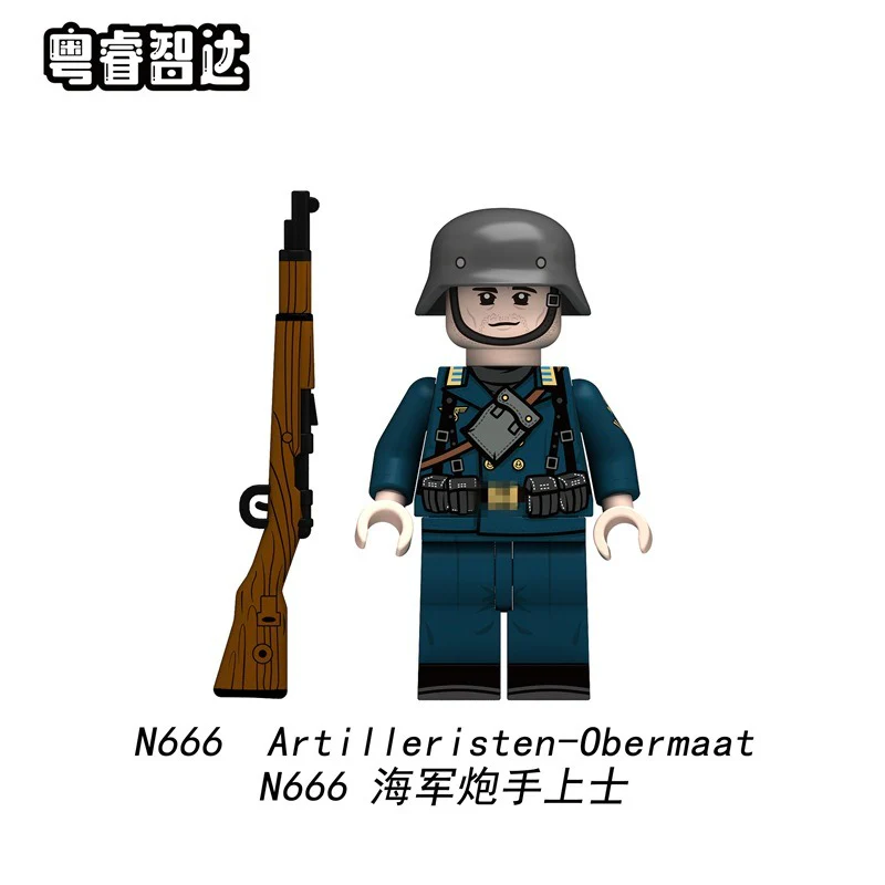 N661-666 Military Series Navy Minifigures - Image 8