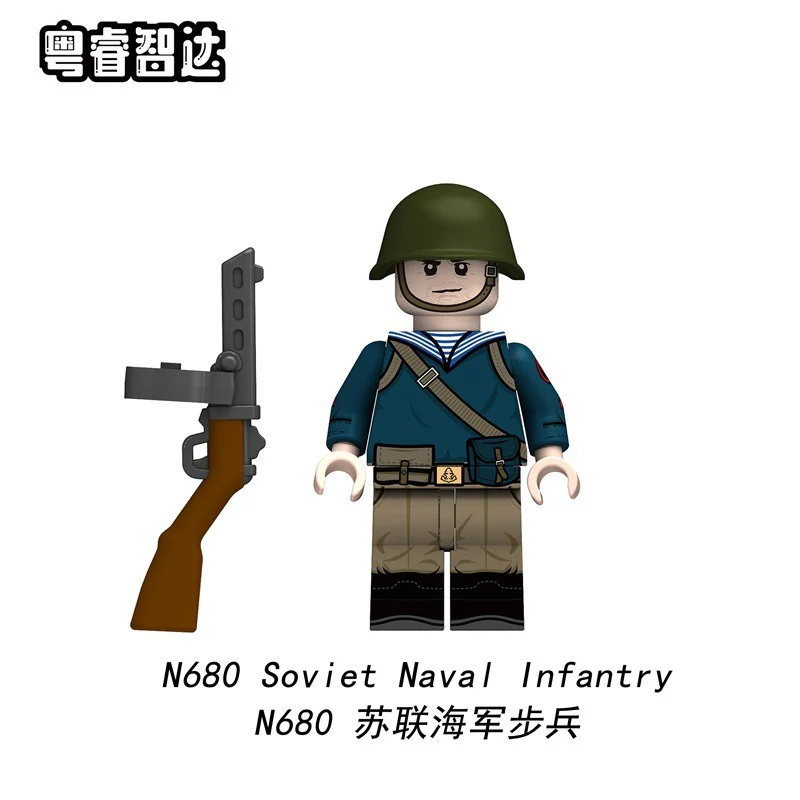 N677-682 World War II Soviet Navy Minifigures - Image 6