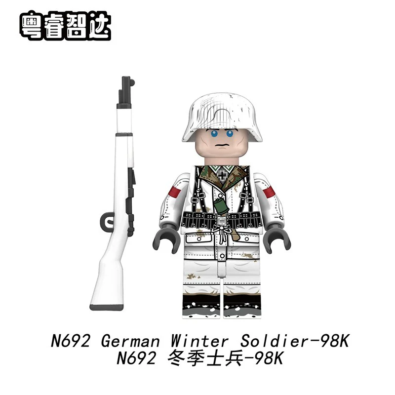 N692-695 Winter Snow Soldiers Minifigures - Image 2