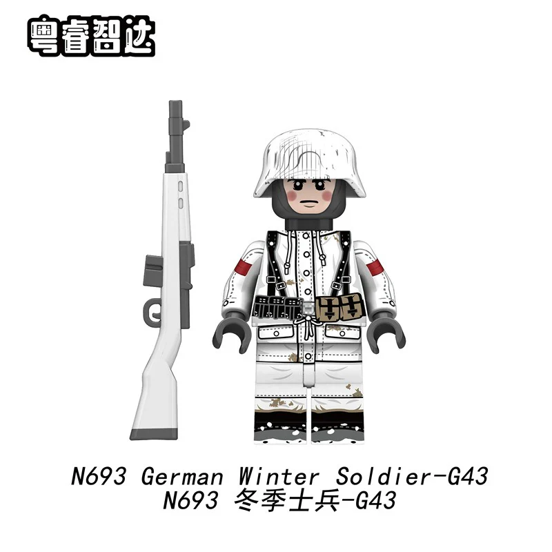 N692-695 Winter Snow Soldiers Minifigures - Image 3