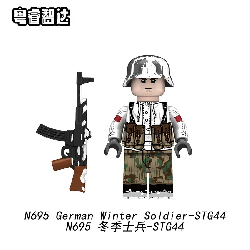N692-695 Winter Snow Soldiers Minifigures - Image 5