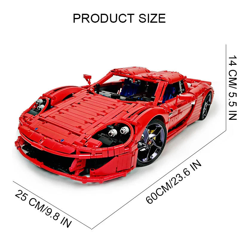 3797PCS MOC-131400 Porsche Carrera GT - Image 5