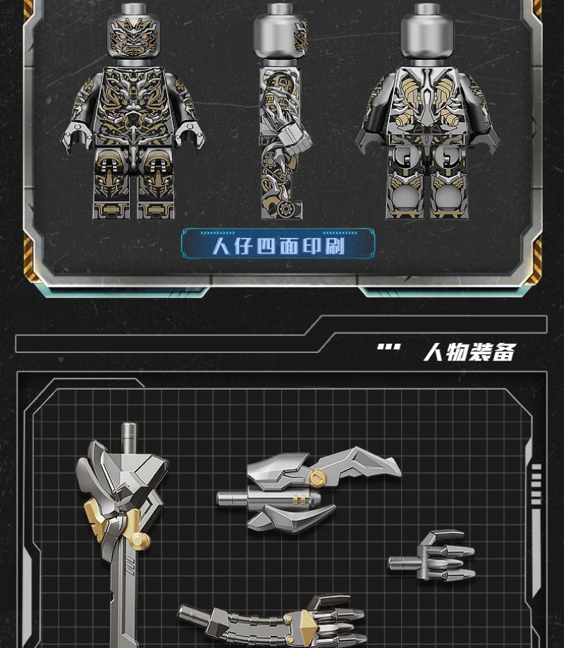New Transformers Bumblebee Optimus Decepticons Series Minifigures - Image 11