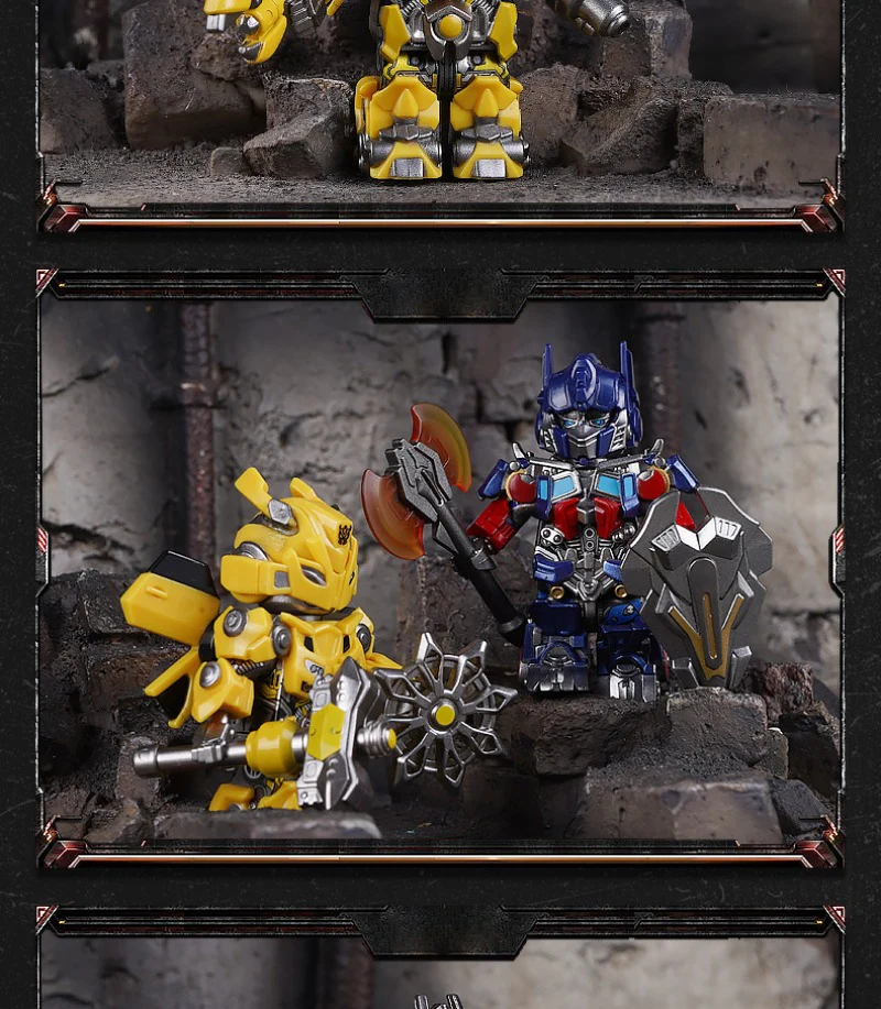 New Transformers Bumblebee Optimus Decepticons Series Minifigures - Image 15