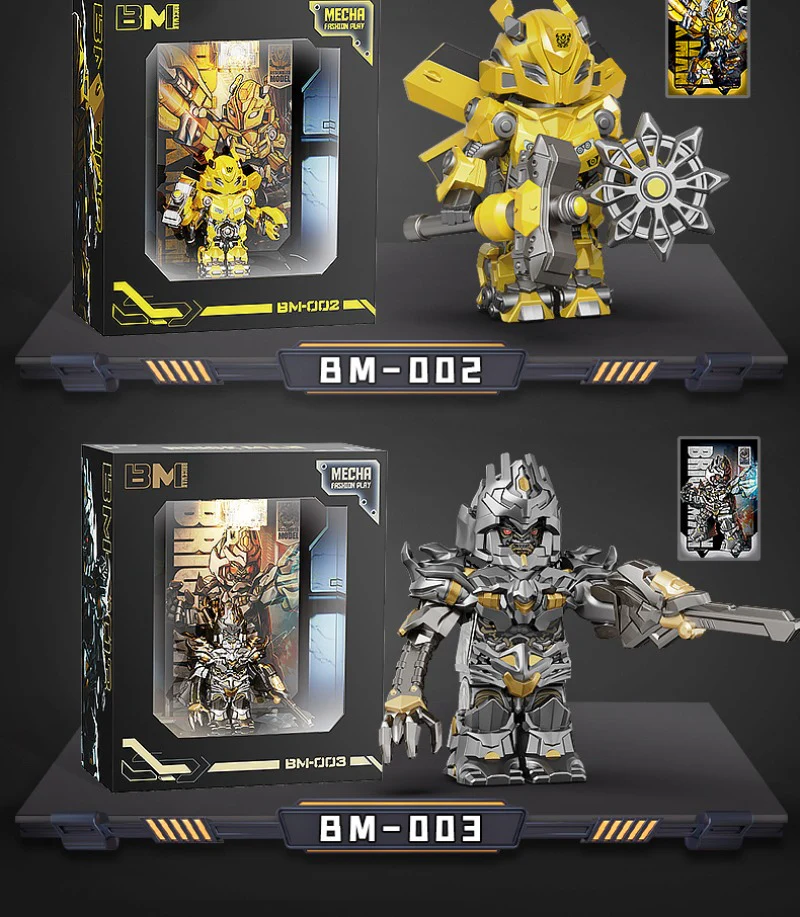 New Transformers Bumblebee Optimus Decepticons Series Minifigures - Image 19