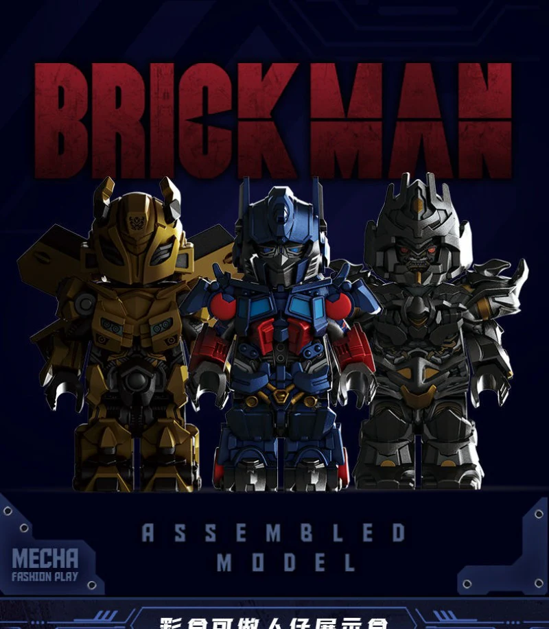 New Transformers Bumblebee Optimus Decepticons Series Minifigures - Image 8
