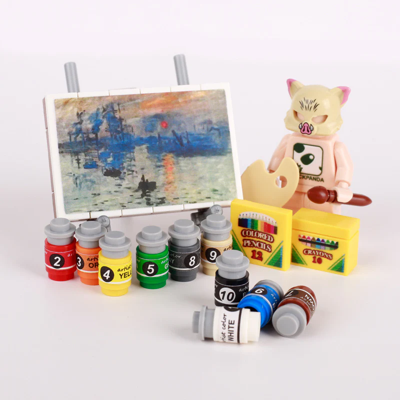 Oil Painting Easel Palette Minifigure Accessories - Image 6