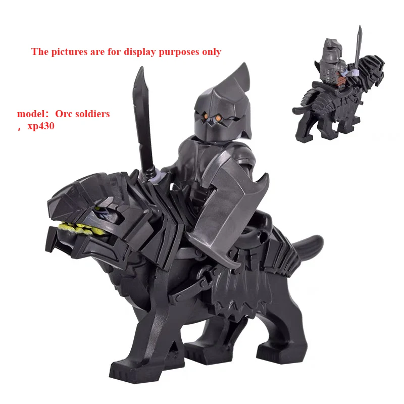 P8011-8014 Wolf Medieval Warcraft Minifigures - Image 2