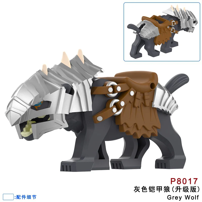 P8015-8018 The Lord of the Rings orc mount Minifigures - Image 4