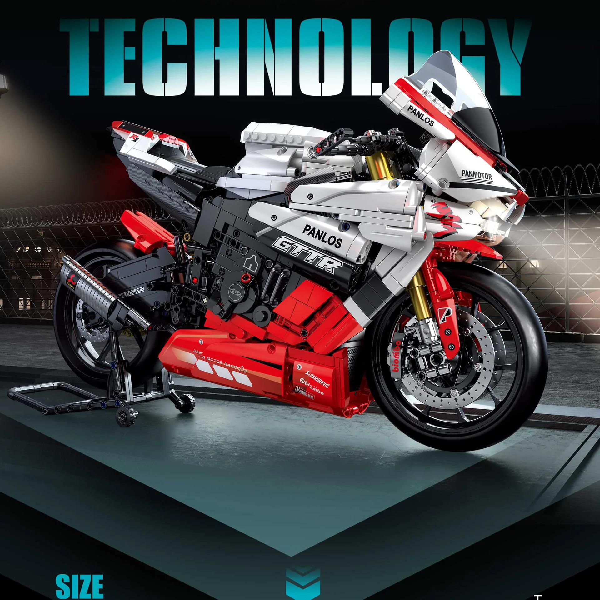 PANLOS 672102/672104 BMW HP5  Yamaha R1 Motorcycle - Image 6