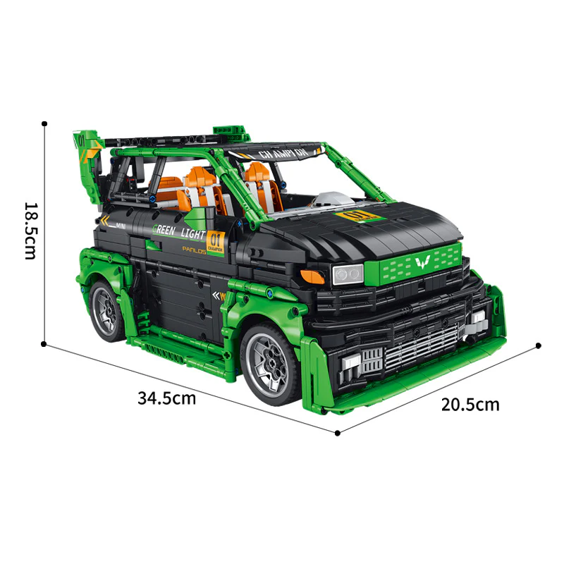 PANLOS Wuling MINI 1:10 & Wuling Black Warrior color matching 1:10 - Image 6