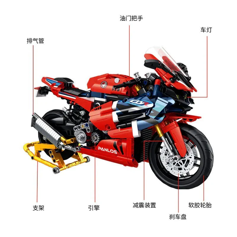 PanlosBrick 672007&672008 Suzuki B-King&Honda CBR1000RR - Image 5