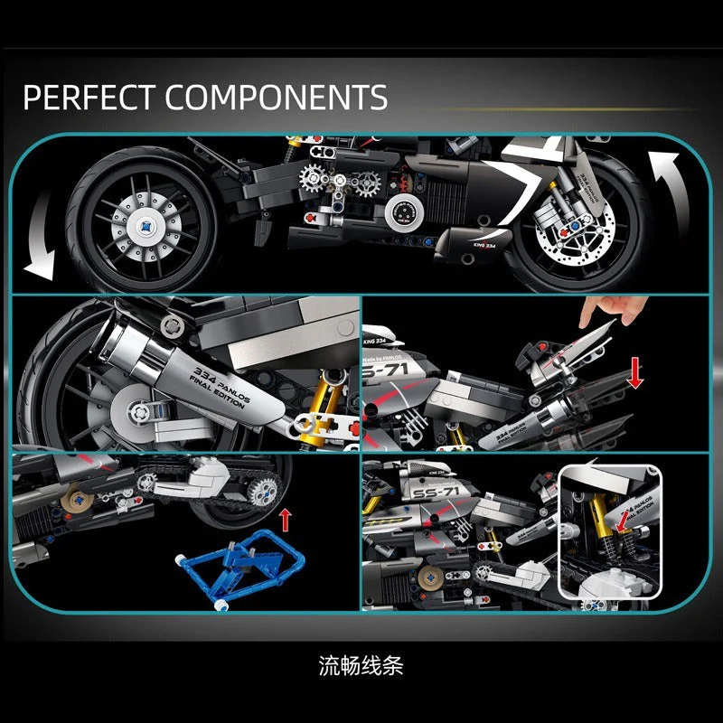 PanlosBrick 672007&672008 Suzuki B-King&Honda CBR1000RR - Image 8