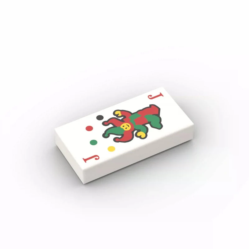 PARTS 3069  1x2 Playing Card Print Part 5PCS - Image 7