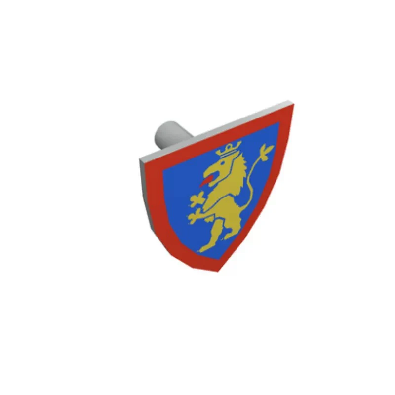 PARTS 3846 Crown Lion Wolf Head  Falcon Elk Crusader Shield 5PCS - Image 12