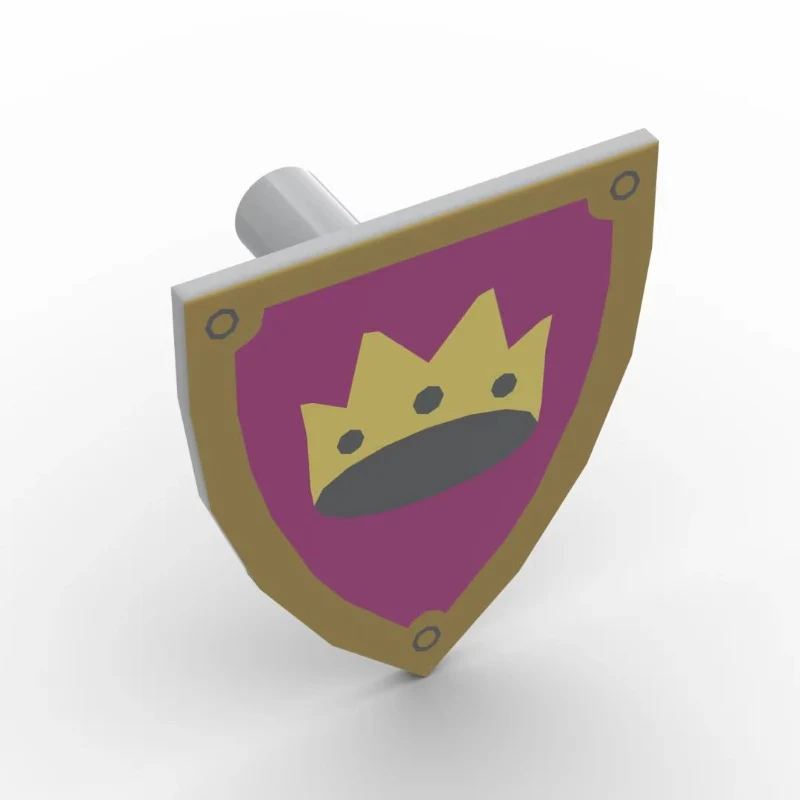PARTS 3846 Crown Lion Wolf Head  Falcon Elk Crusader Shield 5PCS - Image 14