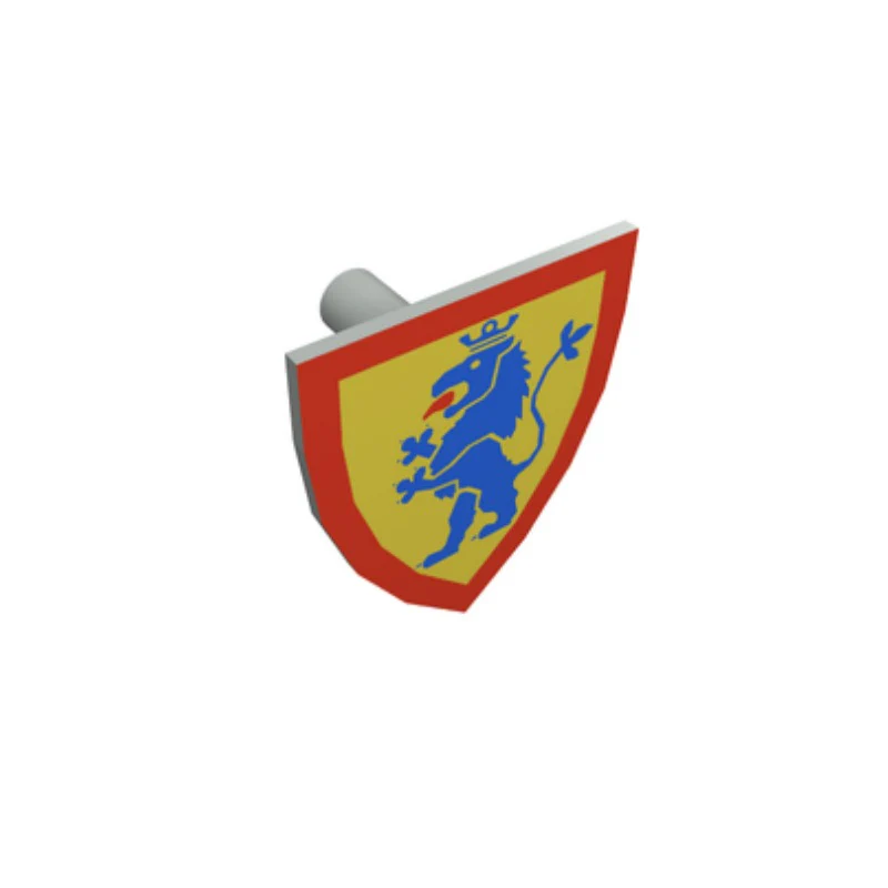 PARTS 3846 Crown Lion Wolf Head  Falcon Elk Crusader Shield 5PCS - Image 8