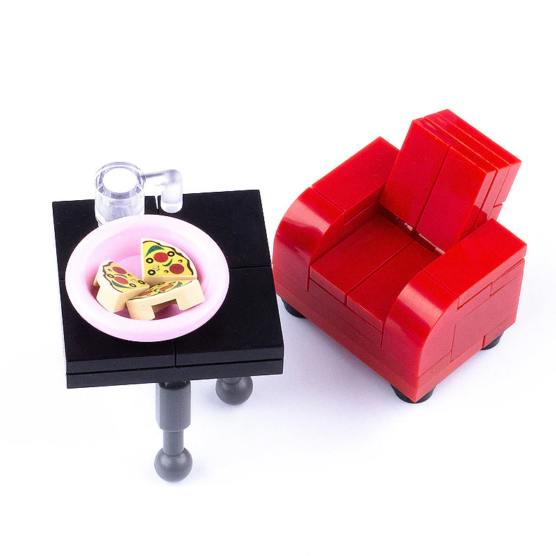 PARTS Christmas tree house sleigh reindeer wine cabinet fireplace - Image 2