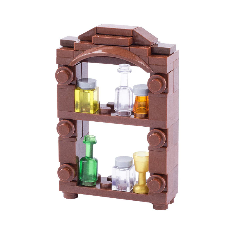 PARTS Christmas tree house sleigh reindeer wine cabinet fireplace - Image 4