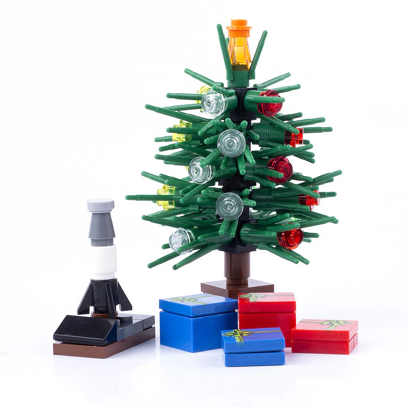 PARTS Christmas tree house sleigh reindeer wine cabinet fireplace - Image 7