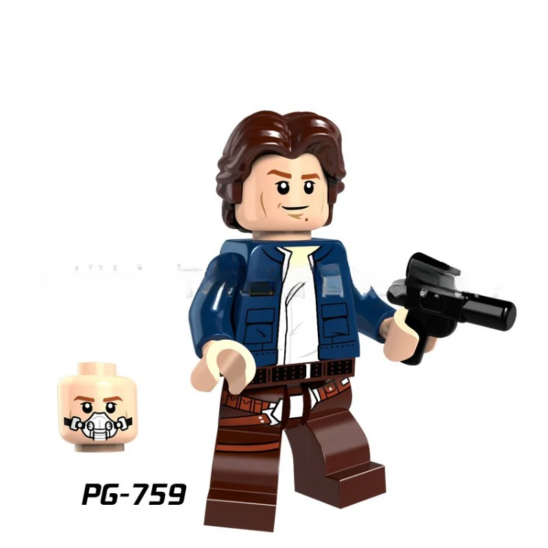 PG759-760 Star Wars character Leia Organa Han Solo Minifigures - Image 2