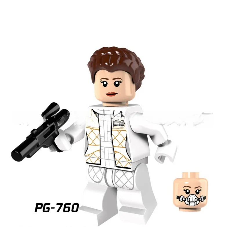 PG759-760 Star Wars character Leia Organa Han Solo Minifigures - Image 3