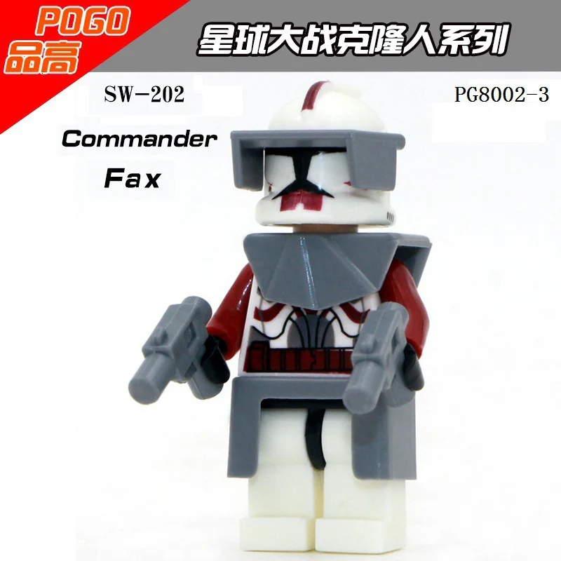 PG8002 Space 7 The Force Awaken Clone Trooper Commander Fox Rex Minifigures - Image 4