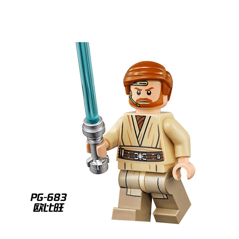 PG8034 star wars seriesLuke Obi-Wan minifigures - Image 6