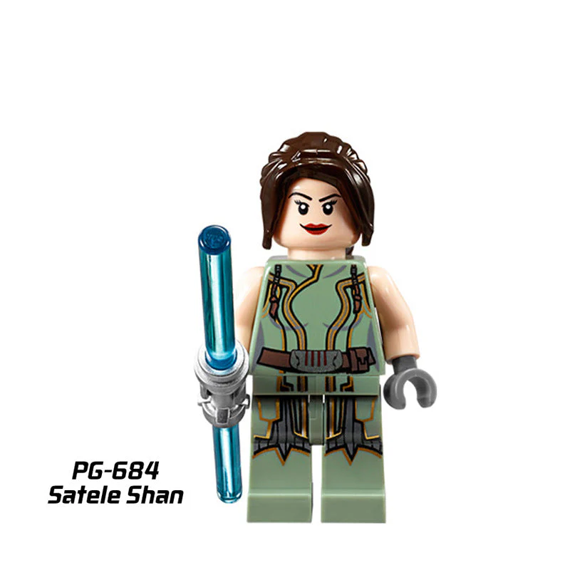 PG8034 star wars seriesLuke Obi-Wan minifigures - Image 7