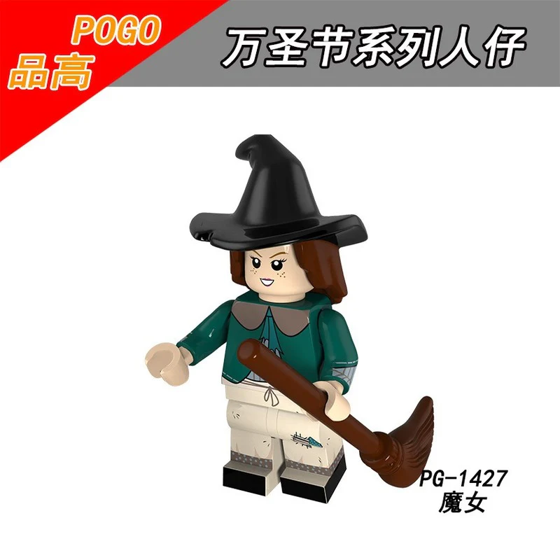 PG8171 Halloween clown zombie vampire witch series minifigure - Image 4