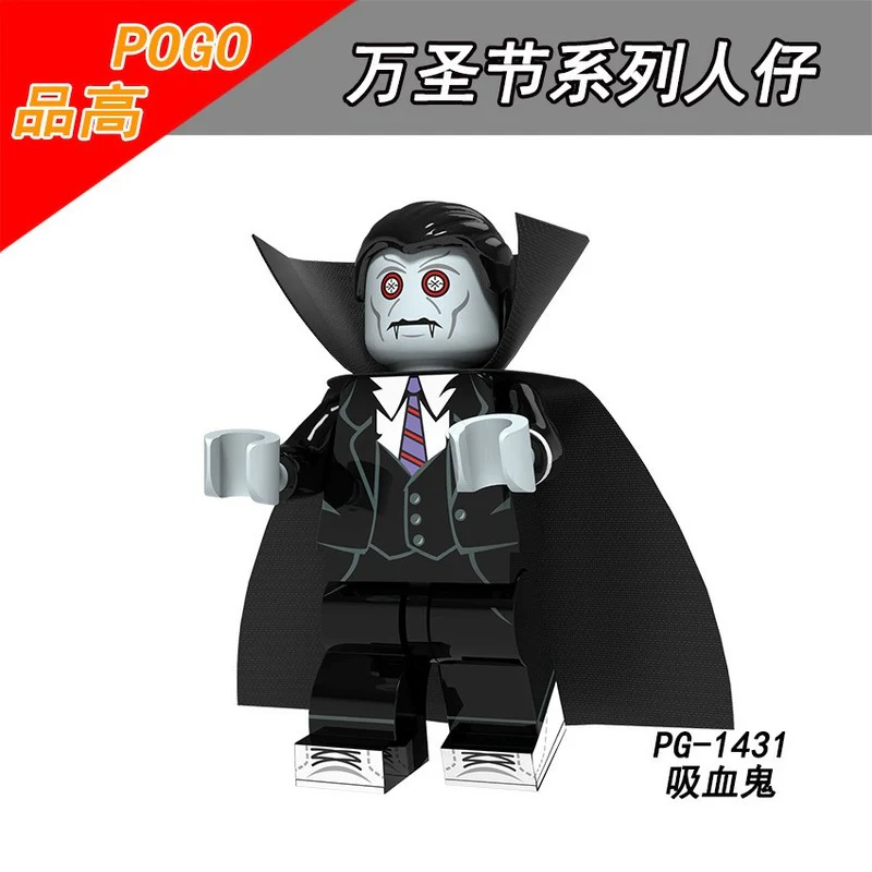 PG8171 Halloween clown zombie vampire witch series minifigure - Image 8