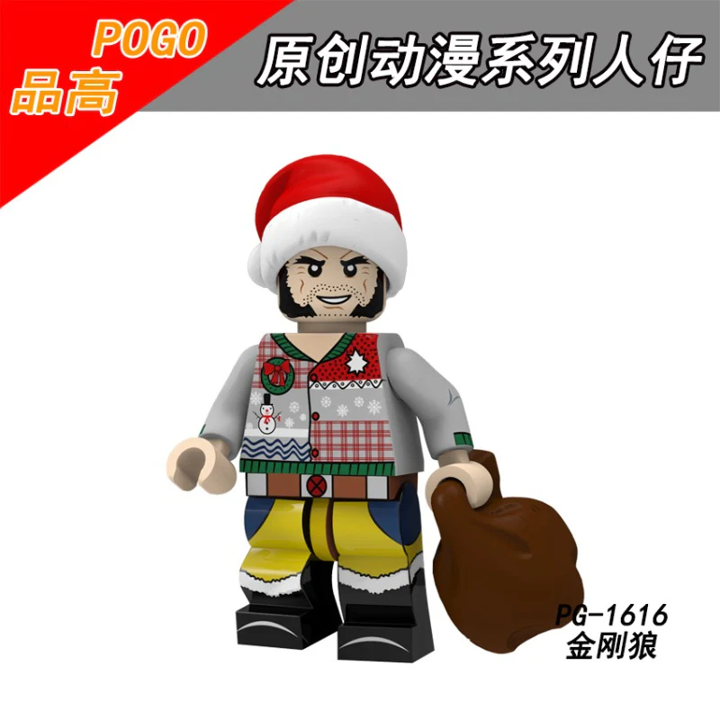 PG8185 Christmas Character Captain America Clown Deadpool Wolverine Minifigures - Image 5