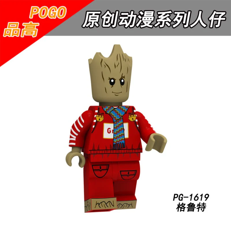 PG8185 Christmas Character Captain America Clown Deadpool Wolverine Minifigures - Image 8