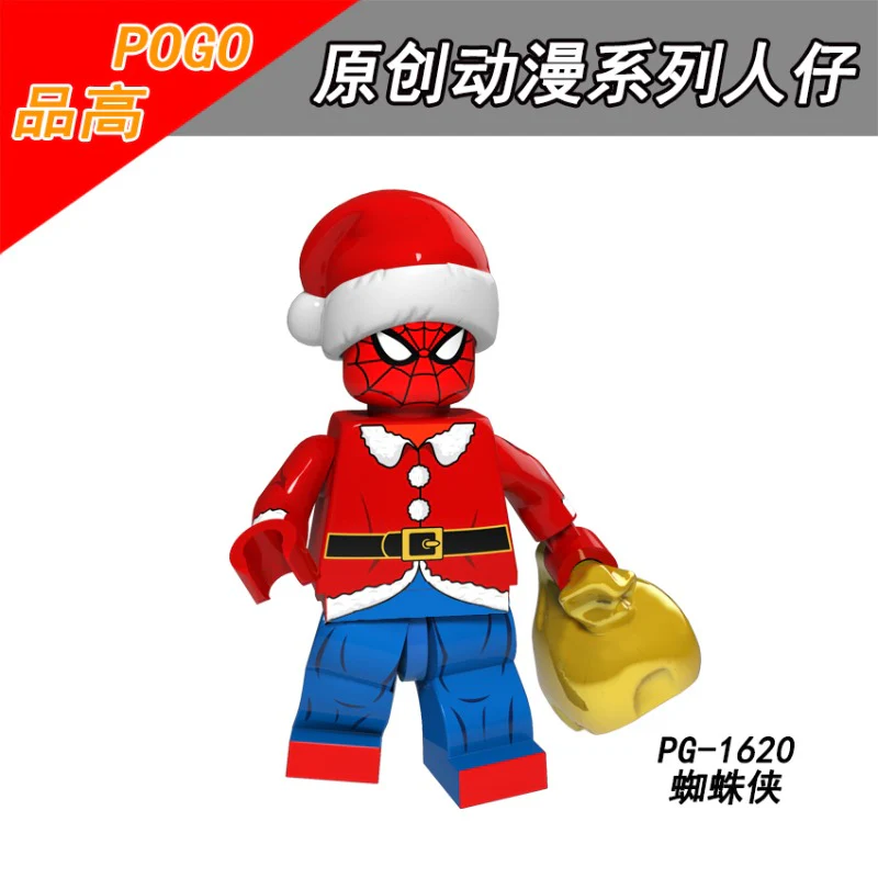 PG8185 Christmas Character Captain America Clown Deadpool Wolverine Minifigures - Image 9