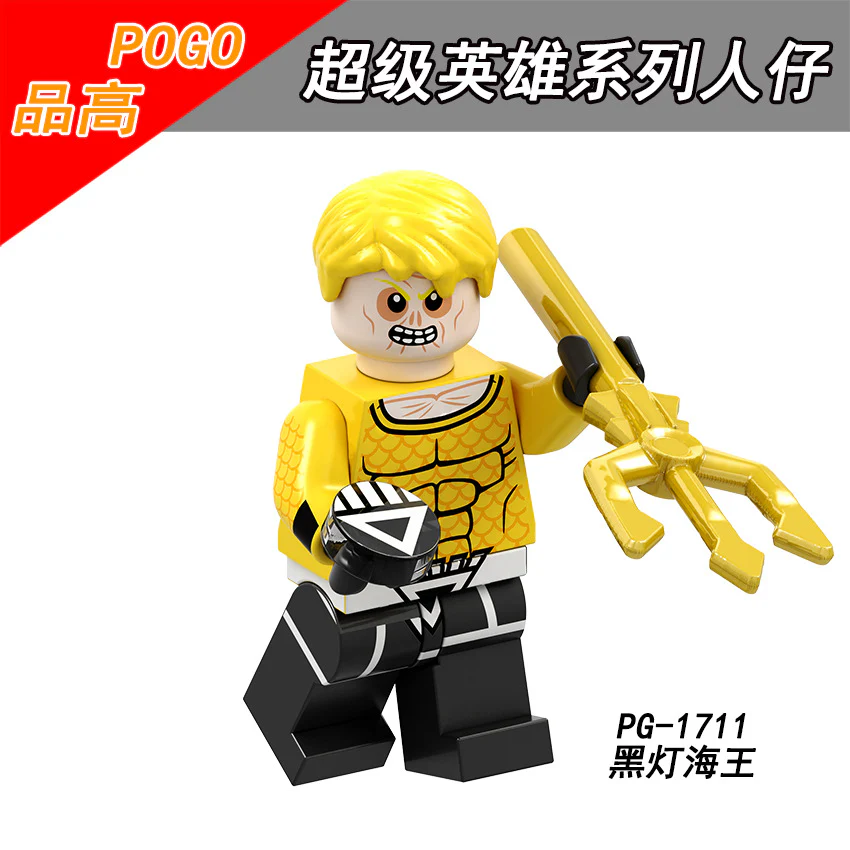 PG8195 Superhero Series Black Lantern Flash Aquaman Howl Minifigures - Image 4