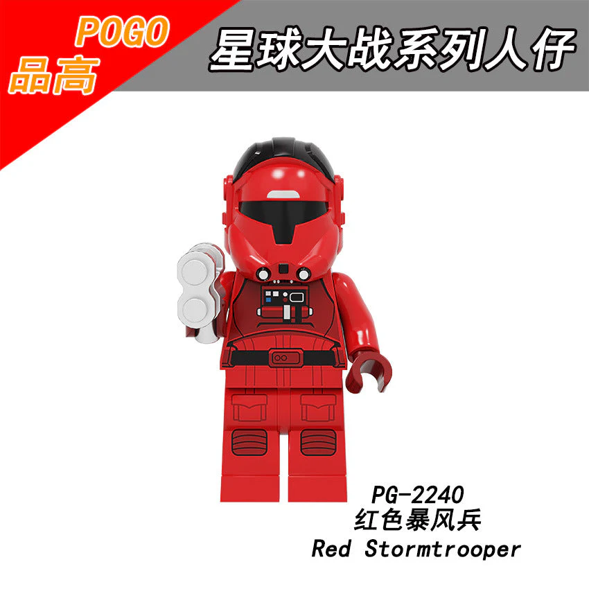 PG8282 Star Wars The Mandalorian Red Stormtrooper Brio Minifigures - Image 8