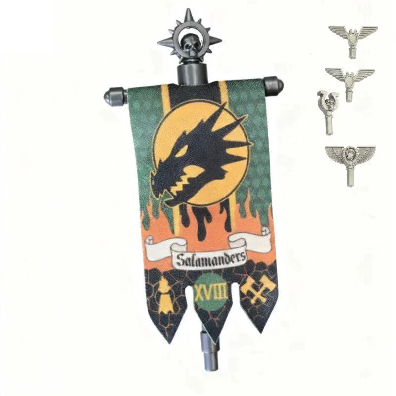 PJD90-105 medieval legion accessories flags Minifigures - Image 13