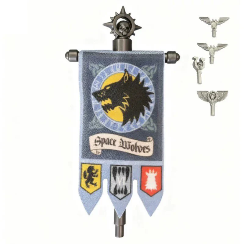 PJD90-105 medieval legion accessories flags Minifigures - Image 17